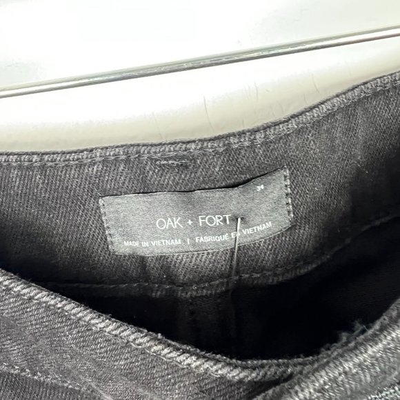 NWT Oak + Fort Pant 3693 Jeans Black Size 34 NEW L1982 - Picture 5 of 10